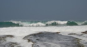 The Indian Ocean on South Java is very dangerous