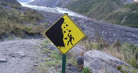 Warning Sign 1 of 3: Beware of Falling Rock
