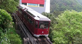 The Tram to The Peak.