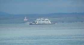 My daily ride to and from work: Konstanz - Meersberg ferry.