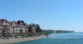 Where Lake Constance becomes the Rhine again.