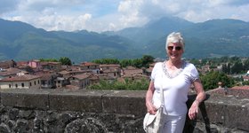 My Aunt Vanda's family is from Barga - and here she is