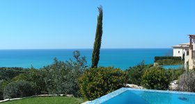 Moved further west to stay in a villa overlooking the Mediterranean