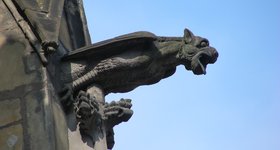 Gargoyles are everywhere in Prague