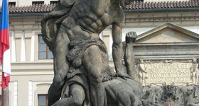 Here's some violent statuary