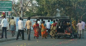 Funeral procession in Chennai