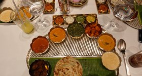 A more expensive Thali meal